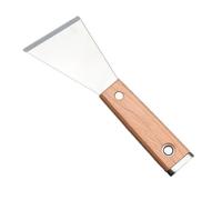 HEALEEP Cortador de Masilla de Acero Duradero y Flexible Cuchilla Pulida para Albañilería Profesional, Herramienta Práctica para Acabado y Raspado en Construcción y Renovación