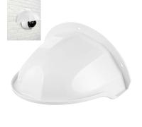 HEALEEP Cubierta para Cámara Exterior Resistente Intemperie, Carcasa de Plástico Abs de Color Claro, Protección contra Lluvia y Sol, Funda Parasol para Cámara de Seguridad, 1 Pieza, Uso