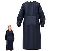 HEALEEP Delantal de Chef y Resistente al Aceite Mangas Largas para Uso Doméstico y Profesional