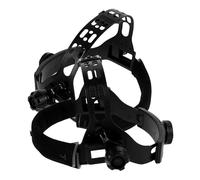 HEALEEP Diadema de Abs Ajustable para Casco de Soldadura con Soporte Giratorio 360°, Acolchado para Frente, Paquete con Dos Tapas (orificio Redondo y Cuadrado), Equipo Esencial