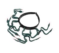 HEALEEP Diadema de Medusa con Serpientes para Cosplay Accesorio Decorativo de Fiesta Halloween Headband de Cosplay Verde para Fotografía