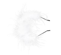 HEALEEP Diadema de Plumas de Color Claro para Mujer, Accesorio Cabello en Festivales y Fiestas, Banda Ligera y Decorativa para Ceremonia y Eventos Obsequios