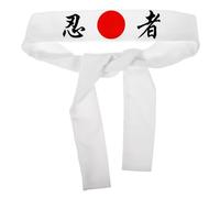 HEALEEP Diadema Samurái Japonesa de Talla Única para Hombre Cinta Deportiva Transpirable y Absorbente de Sudor Accesorio Versátil para Karate Cocina Cosplay y Entrenamiento