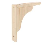 HEALEEP Escuadra Madera Triangular para Estantería de Cocina Soporte de Estante de Madera, Diseño Natural Elegante y Estabilidad Excepcional para Pared