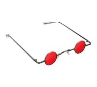 HEALEEP Gafas de Sol Pequeñas para Punk Retro para y Actividades al Aire Diseño Creativo Color Rojo