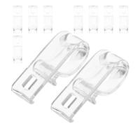 HEALEEP Gancho de Retención para Persianas Enrollables Tornillos y Tapones de Goma, Clip para Cadena de Cortina, Accesorio para Cortinas y Estores, Fijación Segura, 1 Unidad, Uso