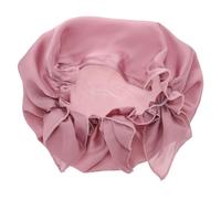 HEALEEP Gorro para Dormir de Satén Sintético para Mujer, Color Violeta, Talla Única, Transpirable y Absorbente de Sudor, Adecuado para Cuidado del Cabello, Uso Doméstico y Maternidad