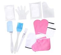 HEALEEP Guantes de Cera de Parafina Piel Hidratante Spa, Talla Única, Algodón y Plástico, Suministros para Cuidado de Manos y Pies, Uso en Spa y Cuidado Personal, Accesorio Exfoliante