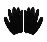 HEALEEP Guantes de Gel Hidratantes para Manos Secas, Mascarilla Reparadora Exfoliante, Humectante y Blanqueador, Talla Única, Color Negro, Cuidado para Piel Áspera y Agrietada, Uso en Spa