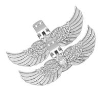 HEALEEP Hebillas Decorativas para Zapatos de Tacón Alto, 2 Clips de Aleación para Boda y Eventos Obsequios, Accesorios Desmontables, Color