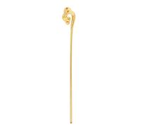 HEALEEP Herramienta para Cigarro de Aleación Dorada de 15 Cm, Aguja de Ventilación para Mejorar el Tiro, Accesorio Portátil para Eliminar Bloqueos y Optimizar el Flujo de Aire