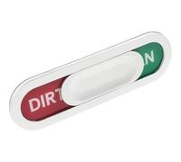 HEALEEP Imán Magnético Ovalado para Lavavajillas Limpio y Sucio, Señal Doble Cara de Acrílico y Abs, Indicador Resistente y Ligero para Cocina, Accesorio Práctico y Funcional Hogar