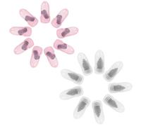 HEALEEP Kit Reparación de Neumáticos para Coche y Moto, Clavos de Goma Forma Hongo, 10 Grandes y 10 Pequeños Cuchillo, Herramienta Rápida para Reparación de Neumáticos sin Cámara,