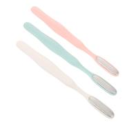 HEALEEP Lima de Pedicura para Pies Acero Inoxidable 3 Unidades Raspador Callos y Durezas Eliminación Piel Muerta Precisión entre Dedos Cuidado Personal Belleza