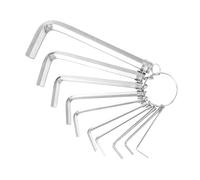 HEALEEP Llave Hexagonal Tipo L 10 Piezas 1.5-10 Mm Acero Forjado Juego de Llaves Allen para Reparación Manual Llavero Portátil para Mantenimiento y Ajuste de Bicicletas y Vehículos