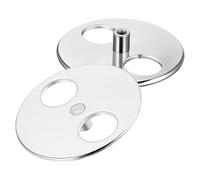 HEALEEP Llaves de Cuerda de Repuesto para Caja de Música, 2 Piezas, Diámetro 55 Mm, Disco Metálico Redondo Mango Giratorio, Accesorios para Movimientos Mecánicos, Compatibles