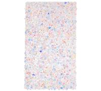 HEALEEP Mantel de Lentejuelas para Mesa de Manicura Plegable Almohadilla Reposabrazos para Uñas Acrílicas Flexible y Absorbente de Polvo para Salón y Uso Profesional