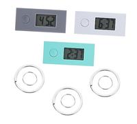HEALEEP Mini Reloj Digital Pequeño con Llavero, Portátil para Niños y Estudiantes, Reloj De Bolsillo Ligero, Práctico y Cómodo para Vigilancia Estudiantil, Pack De 3 Unidades