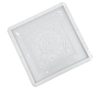 HEALEEP Molde de Plástico para Pavimento Cuadrado 40x40x3,5 Cm, Molde Reutilizable para Adoquines de Cemento y Hormigón, Plantilla Tanglian para Pavimentación de Bricolaje en Jardín