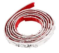 HEALEEP Moldura de Esquina Autoadhesiva Flexible para Paredes y Marcos, 2 Piezas en Color Claro Diseño Pelable para Decoración de Bordes en Sala y Techo, 1 Metro Cada