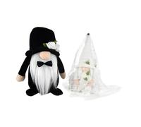 HEALEEP Muñecos de Peluche para Decoración de Bodas, Juego de 2 Piezas Figura de Rudolph en Posición de Pie, Diseño sin Rostro, Adecuado para Centro de Mesa y Decoración Nupcial