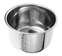 HEALEEP Olla Interior de Acero Inoxidable para Arrocera Cubeta Resistente y Duradera Recambio para Olla Eléctrica Diseño Grueso y Reforzado Accesorio Práctico para Cocinar Arroz y