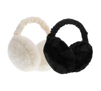 HEALEEP Orejeras Térmicas de Invierno para Hombre y Mujer, Plegables, Felpa Cálida, 2 Piezas (y), Protección contra Frío y Viento para Exteriores y Uso Diario