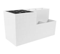 HEALEEP Organizador de Herramientas Cabello de Escritorio, Caja Multifuncional para Tijeras y Peines de Peluquería, Soporte Grande para Almacenamiento en Salón y Uso Profesional