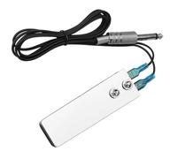 HEALEEP Pedal para Tatuajes de Acero Inoxidable, Rectangular 1,4 M, Silicona Flexible, Suministro de Pedal Compacto, Compatible Máquinas de Tatuar, Accesorio para Artistas del Tatuaje,