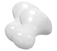 HEALEEP Piedras de Masaje Facial Gua Sha de Jade Claro 2 Piezas, Forma de Hongo Pequeño, Herramienta para Masaje Corporal y Facial, Mejora Circulación y Absorción de Productos Cuidado