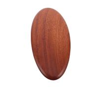 HEALEEP Pinza Pelo Francesa Grande de Madera de Sándalo 10.5 Cm Resorte Antideslizante, Clip Ovalado Retro Vintage para Cabello Grueso, Accesorio para Mujer y Niña en Color Rojo Sándalo