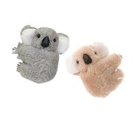 HEALEEP Pinzas Cabello De Koala 2 Unidades Pequeñas Clips De Garra De Peluche Tamaño Compacto Para Mujeres y Niñas Uso Diario y Eventos