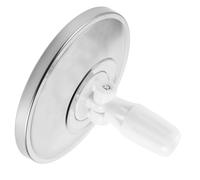 HEALEEP Repuesto Cabezal para Trapeador Giratorio Reforzado de Acero Inoxidable, Base Engrosada, Accesorio Fregador para Limpieza del Hogar, Compatible Varilla Estándar