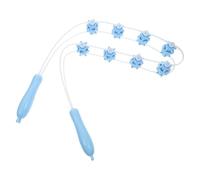 HEALEEP Rodillo Masajeador de Espalda y Cuerpo 1 Unidad Bolas Giratorias para Masaje Corporal en Casa y Viaje Alivio Muscular y Relajación Profunda