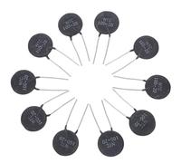 HEALEEP Sensor de Temperatura Ntc Termistor 10d-20, 10 Piezas, Resistencia de Película Metálica, Limitador de Corriente para Resistencias Térmicas, Alta Precisión y Respuesta Rápida, Uso