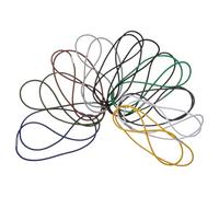 HEALEEP Soporte Elástico Ajustable para Bolsas de Basura 70 Cm, Banda Tensora Antideslizante Multicolor 10 Unidades, Adecuado para Cocina, Oficina y Exteriores Color Aleatorio