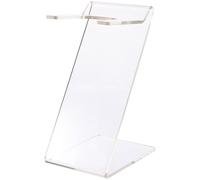 HEALEEP Soporte para Secador de Pelo Transparente de Vidrio, Expositor para Salón, Estante Práctico para Almacenamiento en Baño, Compatible Herramientas de Peinado, sin Taladro, Tamaño