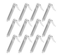 HEALEEP Soportes para Rejilla de Vapor de Acero Inoxidable, Patas Elevadoras de 5 Cm, 12 Piezas Aplicables para Bandejas de Cocina al Vapor, Repuestos para Vaporera y Accesorios