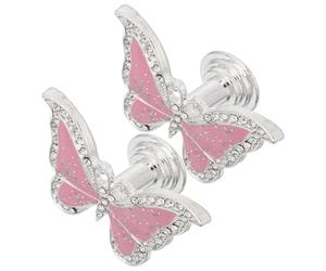 HEALEEP Tiradores Decorativos para Armarios de Cocina, Tirador de Mueble de Aleación de Zinc Pintado Diseño de Insecto, 2 Piezas, Manijas Metálicas Resistentes y Coloridas para