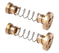 HEALEEP Tuercas T8 para Impresoras 3d, 2 Piezas, Cobre, Resorte Antirretroceso para Eliminación de Espacios, Paso 2 Mm y Avance 8 Mm, Accesorio Duradero para Tornillo de Avance T8