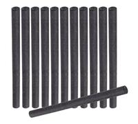 HEALEEP Varillas de Grafito Conductoras de 6 MM Barra Agitadora para Crisol Resistente a Altas Temperaturas Kit de 12 Piezas para Fundición y Mezcla de Metales Preciosos Reutilizable