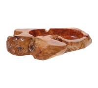 Healeved 1 Cenicero de Madera Base Estable y Tamaño Compacto, Pulido Fino y Superficie Lisa, Práctico para Oficina y Hogar, Accesorio Funcional para Decoración