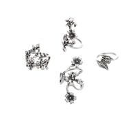 Healeved 1 Juego Conjunto De Anillos De Metal Vintage Mujer Joyería De Accesorios Especiales 4 Piezas