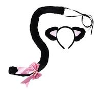 Healeved 1 Juego Juego De Diadema De Oreja De Gato Cosplay De Orejas y De Animales Accesorios Para El Cabello Para Niñas De Orejas De Gatito Accesorios Para Gatitos Tela