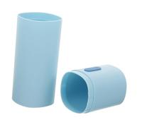 Healeved 1 Organizador Portátil De Viaje para Cepillos De Y Pasta De Caja De Almacenamiento De Plástico Resistente Fácil De Abrir Y Cerrar Almacenamiento Seguro.