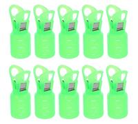 Healeved 10 Fundas Protectoras Duraderas para Anzuelos de Pesca Tamaño Pequeño Color Verde Protectores de Seguridad Antirrayaduras para Ganchos Accesorios Compactos para Pesca Marítima