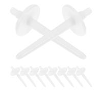 Healeved 10 Pasadores para Carrete de Máquina de Coser Doméstica Soporte Plástico ABS Resistente Organizador de Hilos para Accesorios de Costura Compatible Brother Juego de 10 Unidades