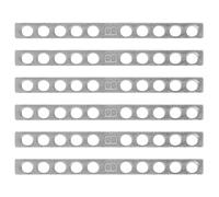 Healeved 10 Piezas Barra Separadora de Pastillas Humbucker de Metal con Preciso de Altura para Guitarra Eléctrica de Cuerdas para Estabilizar el Sonido