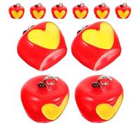 Healeved 10 Piezas Colgante de Manzana de Resina para Joyería Diy, Accesorio Versátil y Seguro para Pulseras y Cremalleras, Decoración de Halloween Encantadora