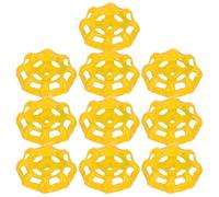Healeved 10 Piezas Manijas de Rueda para Válvulas de Compuerta de Hierro Fundido Mango Antideslizante para Grifos Exteriores Repuesto para Control de Flujo de Agua